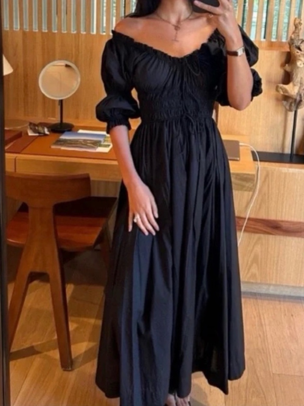 Doen Ischia Dress in Navy - Picture 12 of 13